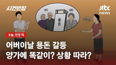 시가-친정 '어버이날 용돈' 차별하는 남편, 어떡하죠? / JTBC 사건반장