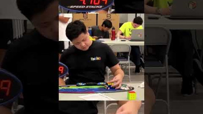 One Hand Rubik's Cube World Record 6.20s - Max Park