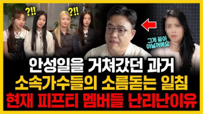 ☆☆☆☆☆ 외부) 안성일을 거쳐갔던 과거소속가수들의 소름돋는 일침 현재 피프티 멤버들 난리난이유