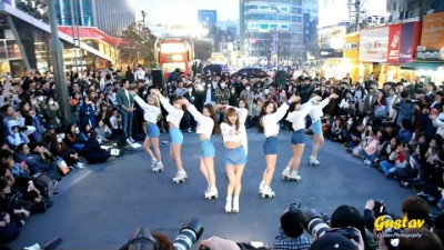 [직캠/FANCAM] 160410 오마이걸 (Oh My Girl) 한발짝 두발짝, 큐피드, LIAR LIAR @ 신촌 게릴라 공연