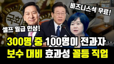 상위 1% 직업, 국회의원 재력의 모든것