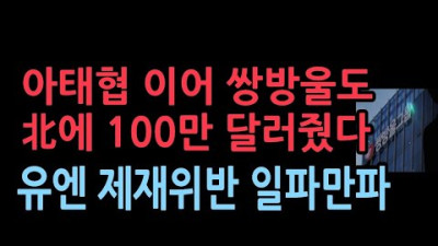 쌍방울도 북에 100만달러, 아태협에 이어 대북지원 금액 속속 드러나 파문.