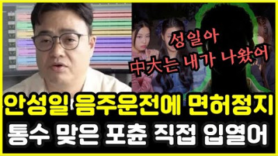 (충격속보) 피프티피프티 오열... 안성일 친형 중앙대 졸업! 안성일 음주운전 면허정지, 손승연 입열어, 포츈 측 오열.