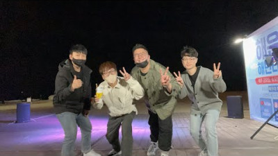 서울진출 김영민 해운대 마지막 출근 현장실황 + 막걸리, 발라드 선곡 지금 이순간 들으세요. + 초중고 버스킹