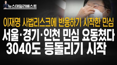 민주당이 식겁할만한 여론조사 “총선 어떻게 치루나~~!!”