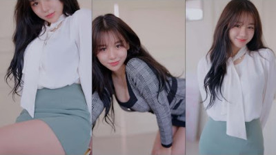 (4K 세로룩북) 베이글녀의 귀티나는 출근룩 오피스룩 룩북 직캠 underwear Lookbook 쭈디