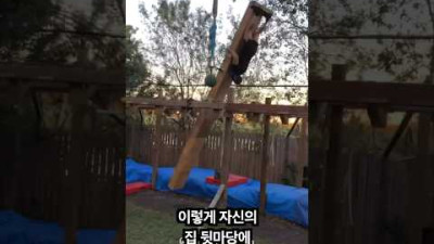 장애물 극복 훈련 조니 브라운