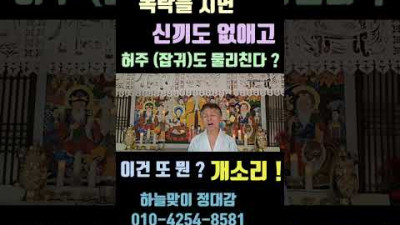 불경을 외우고. 목탁을 치면 (신끼도 누르고. 허주잡귀도 물리친다 ?) 이건 뭔 개소리 ? #shorts